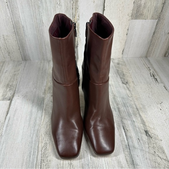 NEW SARTO by Franco Sarto Flexa Comfort Leather Bootie #1232 - Picture 3 of 12